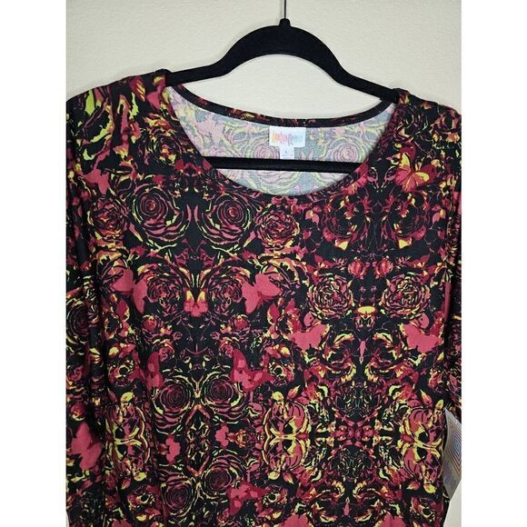 LuLaRoe Irma Tunic Large Butterflies NEW - Picture 2 of 2